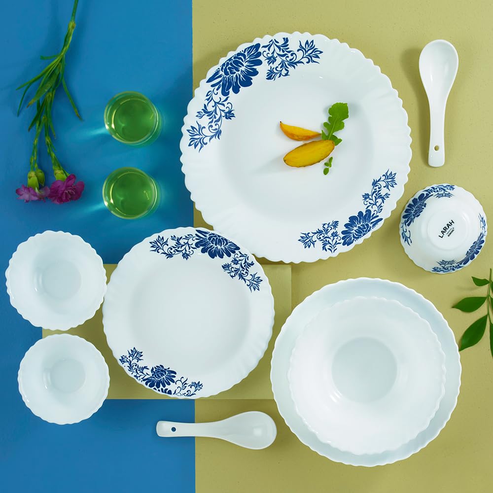 Dinner Set | 35 Pieces for Family of 6 | Microwave & Dishwasher Safe