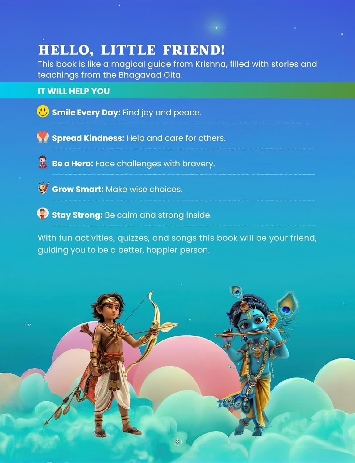 Kids' Bhagavad Geeta 🧘 | Illustrated Gita for Kids | Ages 3+