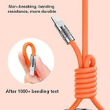 3 In 1 Charging Cable Orange