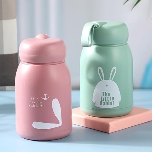Pack Of 1 Little Rabbit Print 330 Ml Water Bottle