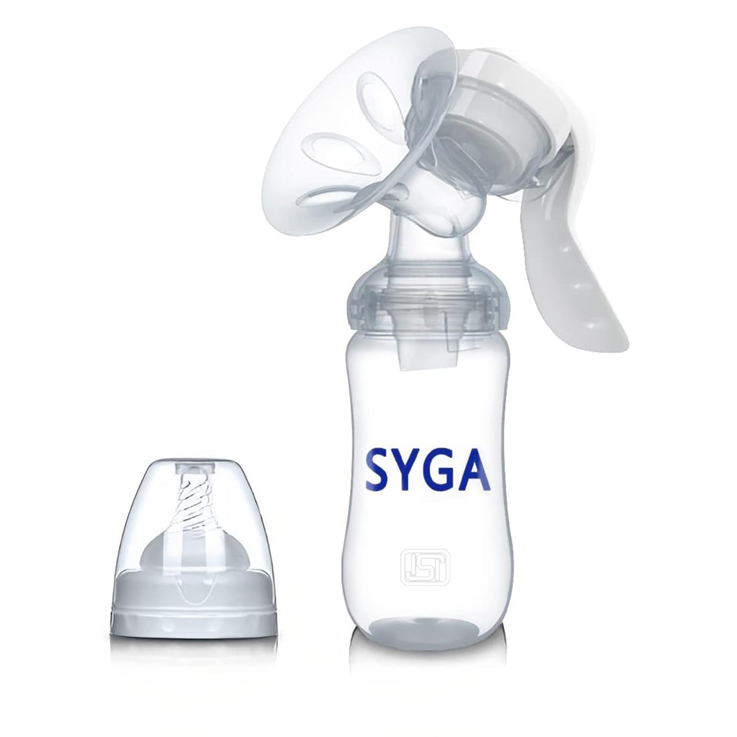 SYGA Manual Breast Pump with Lid for Breastfeeding