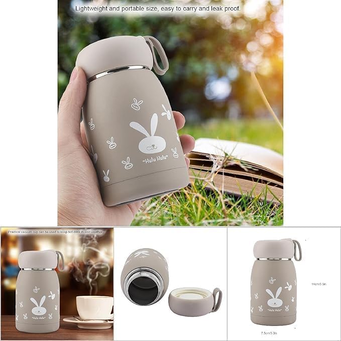 Pack Of 1 Little Rabbit Print 330 Ml Water Bottle