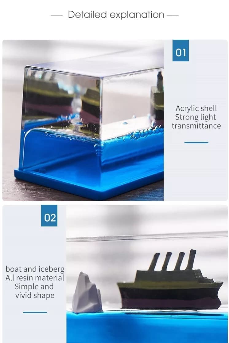 Titanic Wave Cruise Ship For Car Home Office And Gifting.