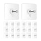 Photo Frame Hooks (PACK OF 20) for Wall Without Drilling, Self Adhesive Hooks for Wall
