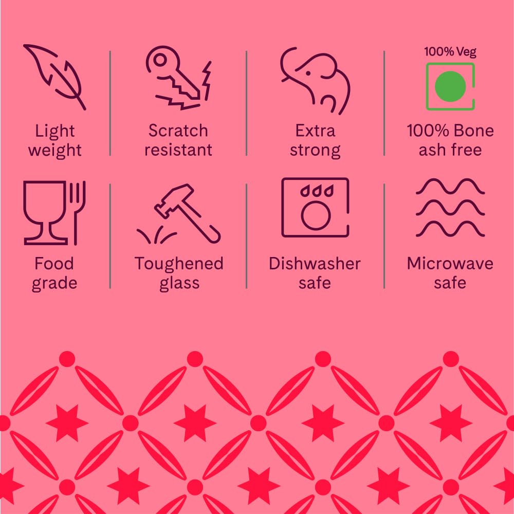 Dinner Set | 35 Pieces for Family of 6 | Microwave & Dishwasher Safe