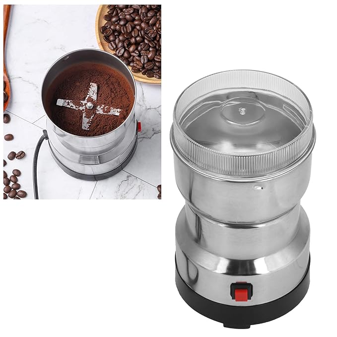 Electric Coffee Grinder, Coffee Mill Coffee Grinder Spice Grinder Beans Spices for grains(American standard (110V-240V))
