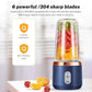 Portable Blender Electric Juicers Fruit Mixers USB Rechargeable Smoothie Mini Personal Juicer 6 Blades 3Gears With 1500 Mah Rechargeable Battery-Smoothie Blender