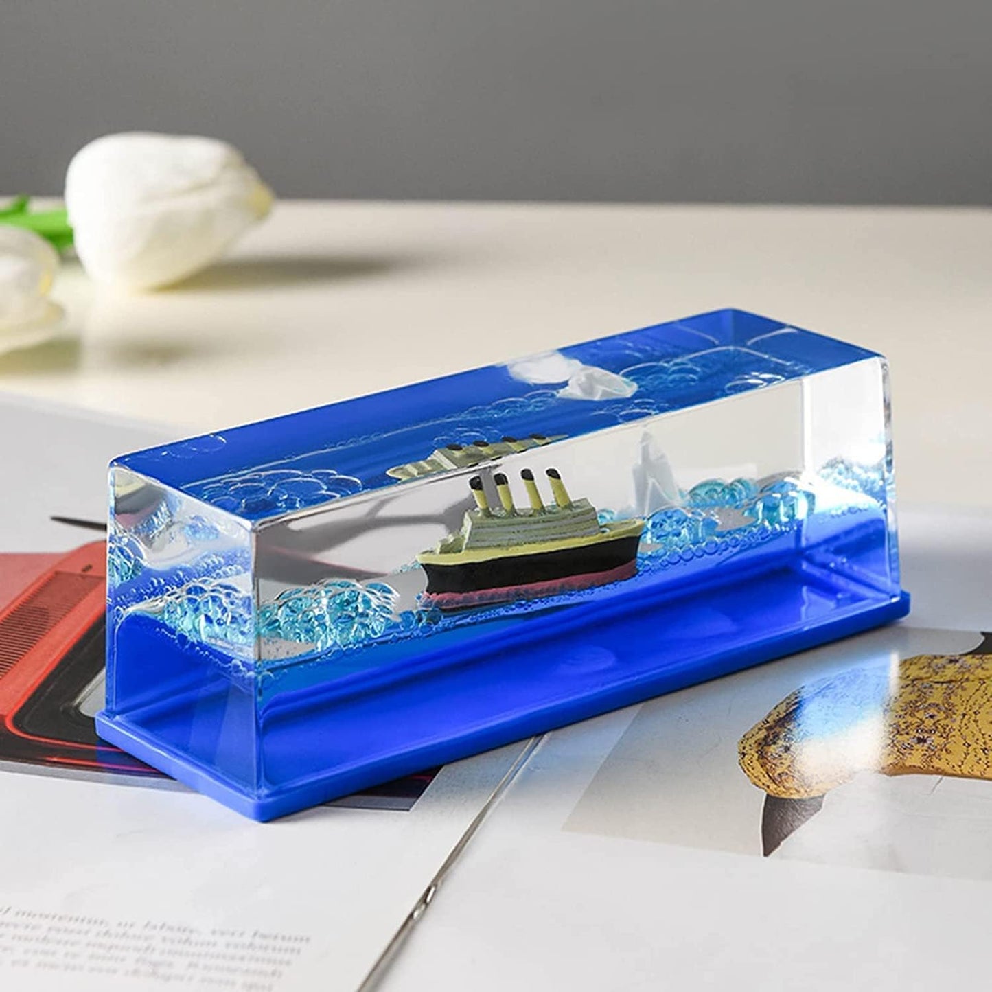 Titanic Wave Cruise Ship For Car Home Office And Gifting.