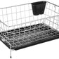 Stainless Steel Dish Drainer with Drain Tray + Cutlery Stand