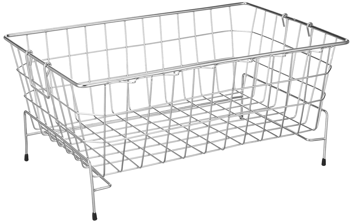 Stainless Steel Dish Drainer with Drain Tray + Cutlery Stand