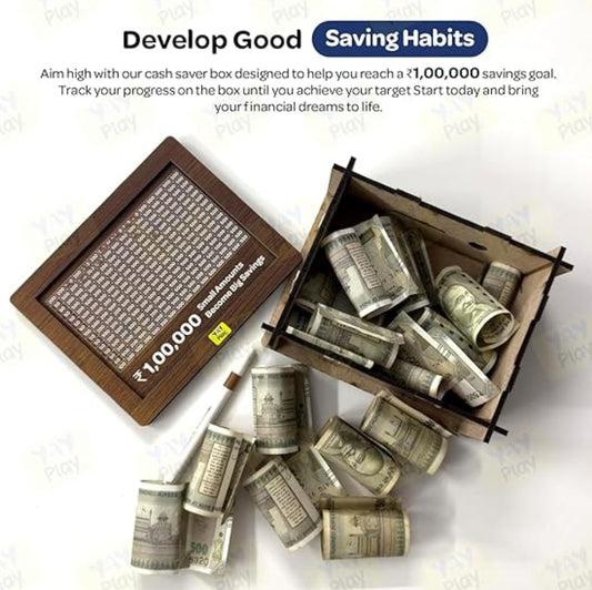 Wooden Money Piggy Bank